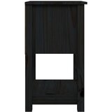  Nočna omarica 2 kosa črna 40x35x61,5 cm trdna borovina, (20716592) | Shoptok.si