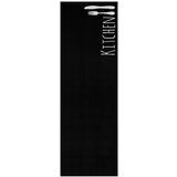 Zala Living Tekač NORTHRUGS Cook & Clean Black Kitchen, 150 x 50 cm Cene