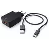  Punjač set USB-C 19.5W 1.5m crni Cijene