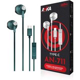 Stereo SLUSALICE AN-711 TYPE-C SA PONISTAVANJEM BUKE ZELENE | Eponuda.ba