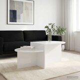  Kava Stol Bijela visokog sjaja 100 x 50 x 40 cm | shoptok.hr