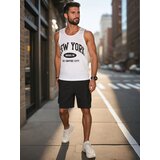DStreet Koszulka męska bez rękawów biała | Shoptok.si