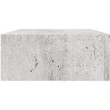  Zidne police s ladicom 2 kom boja betona 40 x 23,5 x 10 cm MDF | shoptok.hr