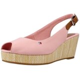 Tommy Hilfiger Sandali & Odprti čevlji ICONIC ELBA SLING BACK W Rožnata | Shoptok.si