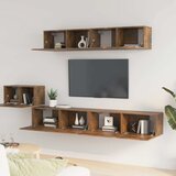  5-dijelni set TV ormarića boja dimljenog hrasta drveni | Eponuda.com