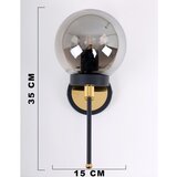 Squid Lighting Črna/siva stenska svetilka ø 15 cm Tokyo – | Shoptok.si