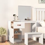  Toaletni stolić bijeli 95 x 50 x 134 cm od masivne borovine | shoptok.hr