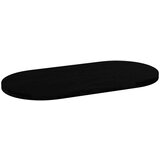 vidaXL Stolna ploča tamnosmeđa 120x60x4 cm ovalna masivna hrastovina | shoptok.hr