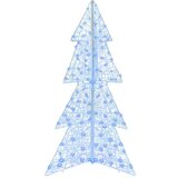 vidaXL Božično drevo med 160 LED Modra 150 cm Akril | Shoptok.si