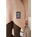 Kesi Włoski Turtleneck sweater dark powder pink | shoptok.hr