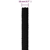  Radno uže crno 18 mm 100 m poliestersko | shoptok.hr