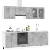  Kuhinjska jedinica Lyon 8 pcs Konstruirano drvo | Shoptok.si