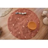 Lorena Canals Opečnato oranžna pralna/ročno tkana bombažna otroška preproga ø140 cm Round Dot Chestnut – | Shoptok.si