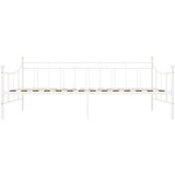 vidaXL Okvir za dnevni ležaj bijeli metalni 90 x 200 cm | shoptok.hr