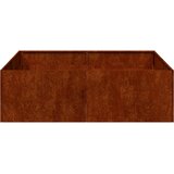  Sadilica boja hrđe 100x100x30 cm od pohabanog čelika | shoptok.hr