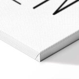  Slika - Art of Words (1-part) - Inspirational Black Text on White 40x60 Standard | shoptok.hr