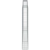  Lučne gabionske košare 3 kom 400x30x220/240cm pocinčano željezo | shoptok.hr