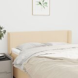 vidaXL Uzglavlje s u&scaron;ima krem 147x16x78/88 cm od tkanine cijene