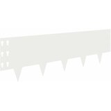  Ograda oko Travnjaka 10 kom. 100 x 30 cm Čelik Bijela - Bijela 10 30 cm | shoptok.hr