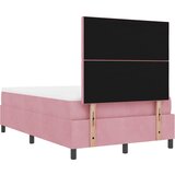 Krevet s opruga kutije Ružičasta 200 x 120 cm Baršun | shoptok.hr