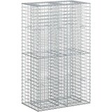 Gabionski uzdignuti krevet Srebrno 90 x 50 x 150 cm - 90 x 50 x 150 cm | shoptok.hr