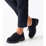 Gemre Eduardana black casual lace-up eco-suede shoes | shoptok.hr