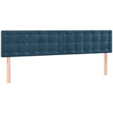  box spring s madracem LED tamnoplavi 180x200 cm baršun | shoptok.hr