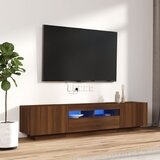 The Living Store Komplet TV omaric LED 2-delni rjav hrast inženirski les - Komplet TV Omaric, (21374032) Cene