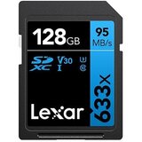 Lexar SD 128GB 633x SDHC UHS-I cards, 95MB/s read 45MB/s write C10 V10 U3 | shoptok.hr