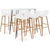  7-dijelni barski set bijeli u