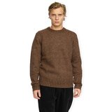 Rvlt Revolution Puloverji Knit Sweater 6538 - Brown Kostanjeva Cene