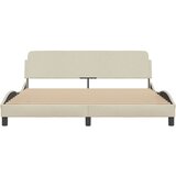  Okvir za krevet Dover krem 180 x 200 cm od tkanine | Eponuda.com