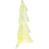  Božićno drvce s 100 LED svjetlima Topla bijela 120 cm PET | Eponuda.com