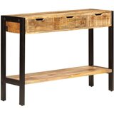 3 komoda s ladice od masivnog drva manga 110 x 35 x 75 cm | shoptok.hr