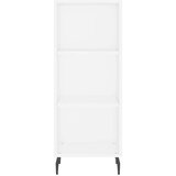  Visoka komoda bijeli 34 5x34x180 cm od konstruiranog drva | shoptok.hr