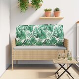 vidaXL Blazina Listni vzorec Poliester 120 x 12 x 40 cm Cene