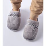 Gemre Gray warm slippers with a bow Antonino | shoptok.hr