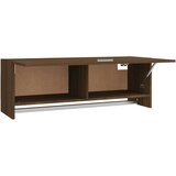 vidaXL garderobna omara rjavi hrast 100x32,5x35 cm konstruiran les | Shoptok.si