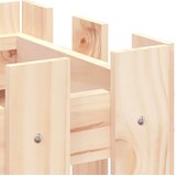  Povišena vrtna gredica 100 x 30 x 30 cm od masivne borovine | shoptok.hr