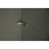 MID.YOU omara s klasičnimi vrati, srebrne barve, bela | Shoptok.si