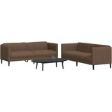  2-dijelni set sofa smeđi od tkanine | Eponuda.com
