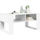  Stolić za kavu s pohranom Bijelo 92 x 53 x 45 cm Konstruirano drvo | shoptok.hr