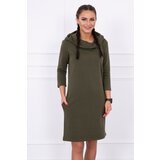 Kesi Dress with hood and khaki pockets Cijene