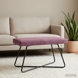  Klupa Ljubičasta 80 x 40 x 45 cm Baršun - Ljubičasta 80 cm Cijene