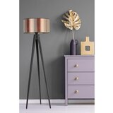 Opviq tripod siyah silindir renkli abajurlu lambader multicolor floor lamp