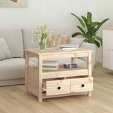  Stolić za kavu 71 x 49 x 55 cm od masivne borovine | shoptok.hr