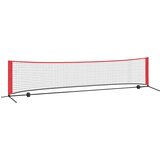  Teniska mreža Crna i crvena 396 x 92 x 87 cm Poliester | shoptok.hr