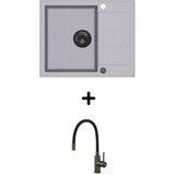  Set Tesa SQT102-AW + slavina Flexy PVD Grafit/Alumetallic | shoptok.hr