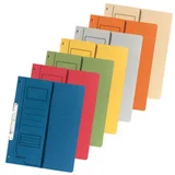 Herlitz Polufascikl kartonski s mehanizmom A4 5/1, boja sortirana,
