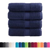 Premium ručnici za pranje SOLUND 4 kom. tamnoplave 30x30 cm 600 g/m² | shoptok.hr